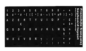 sticker azerty pour clavier